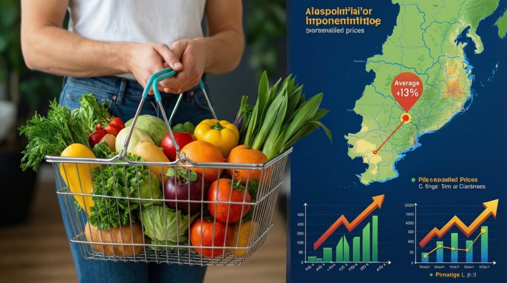 Инфляция в повседневности: как меняются цены на базовые продукты и услуги по регионам - иллюстрация